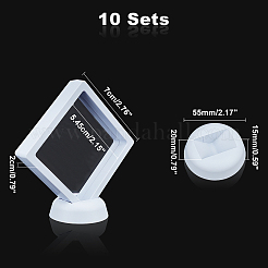 Полиэтиленовый (pe) 3d держатель дисплея с плавающей рамкой ODIS-FH0001-02A-02