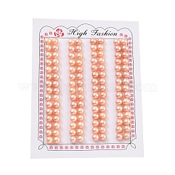 Бусины из натурального культивированного пресноводного жемчуга класса 6а PEAR-N018-6A-5560B