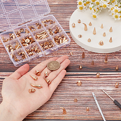 120 шт. набор заклепок из сплава 12 стилей FIND-WR0011-56G