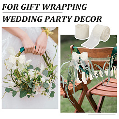 10 ярд ленты из мешковины SRIB-WH0026-11A