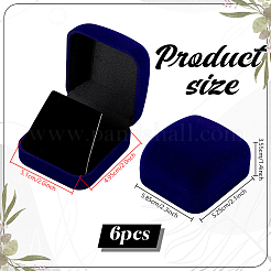 Флокированные коробки для хранения подвесок&nbsp;CON-WH0089-181B