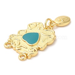 Латунь эмаль подвески&nbsp;KK-Q775-19G-03