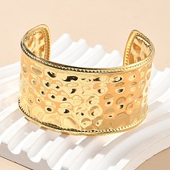 Браслеты-манжеты из нержавеющей стали 304 для женщин AJEW-P127-23G