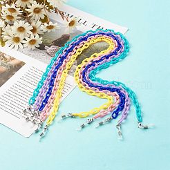 Цепочки для очков из непрозрачного акрила&nbsp;AJEW-EH00376