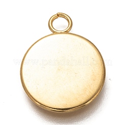 Оправы для подвесок из нержавеющей стали 304 в виде кабошонов STAS-Z030-01H-G