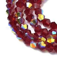 Гальванизируйте прозрачное стекло бисер нитей&nbsp;EGLA-K015-18D