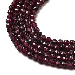 Гранат природный бисер нитей&nbsp;X-G-I341-09B-01