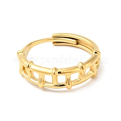 Ионное покрытие (IP) 304 нержавеющая сталь забор форма регулируемое кольцо RJEW-I085-27G