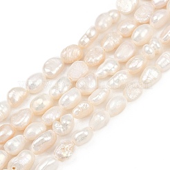 Нити из натурального культивированного пресноводного жемчуга PEAR-P064-20H-02C