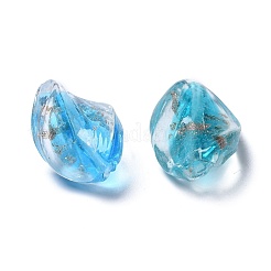 Бусины ручной работы бусины золотого песка X-LAMP-S029-20x15mm-M