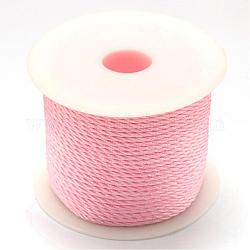 Hilo de nylon, rosa, 3.0mm, alrededor de 27.34 yarda (25 m) / rollo