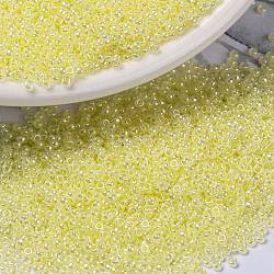 MIYUKI Round Rocailles Beads, Japanese Seed Beads, (RR514) Lemon Ice Ceylon, 15/0, 1.5mm, Hole: 0.7mm, about 27777pcs/50g
