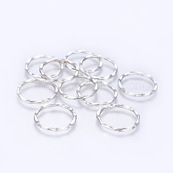 Tibetan Style Linking Rings, Circle Frames, Lead Free and Nickel Free, Antique Silver Color, 22x1.5mm, about 18.5mm inner diameter