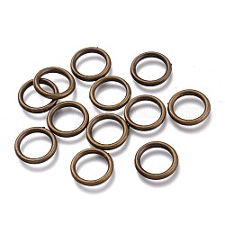 Ccb-Kunststoffverbindungsringe, Ring, Antik Bronze, 11x2 mm, Innendurchmesser: 7 mm