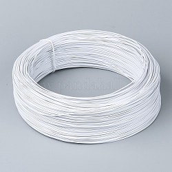 Железные провода, с резиновым покрытием, круглые, белые, 18 датчик, 1 мм, около 1148.29 фута (350 м) / рулон