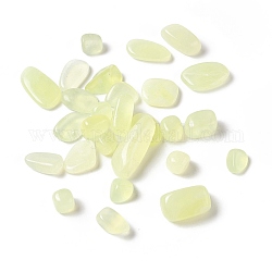 Nouvelles perles de jade naturelles, pas de trous / non percés, pépites, 14~26x9~15x5~9mm, environ 180 pcs/500 g