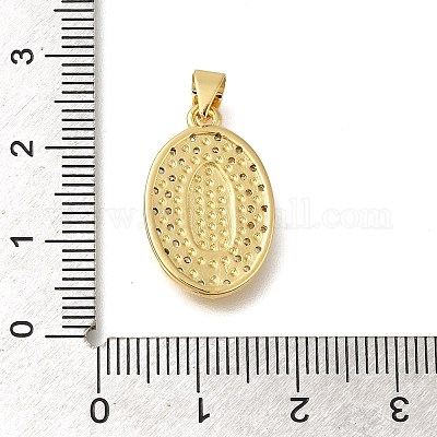 Реечное покрытие латунь с подвесками из кубического циркония KK-Z086-33G-03-1