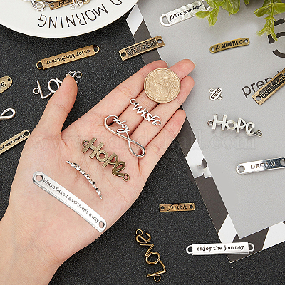 Соединители из сплава в тибетском стиле TIBEP-SC0001-67-1