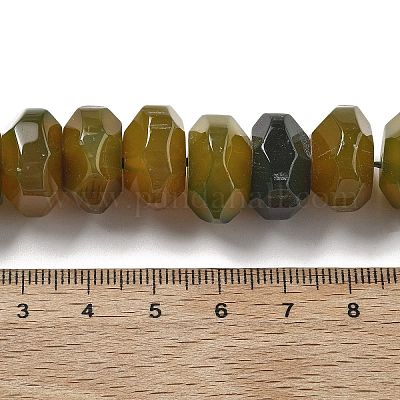 Природные Агат бисера нити G-K392-A05-1