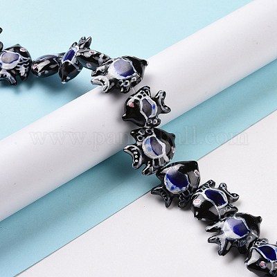 Фарфоровые бусины ручной работы X1-PORC-G002-54B-1