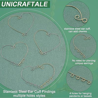 48 шт. 8 шт. фурнитуры для амбушюров из нержавеющей стали 316 STAS-UN0038-18-1