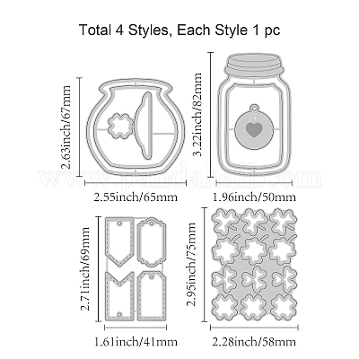 4 шт. DIY-WH0309-698-1