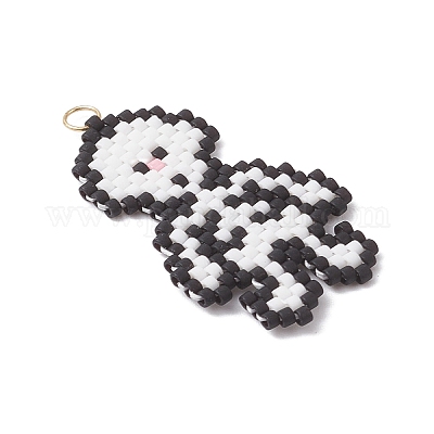 Подвески-скелеты из бисера PALLOY-MZ00974-1