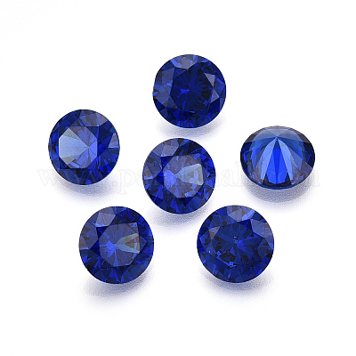 В форме ромба кубического циркония указал назад кабошоны ZIRC-R004-10mm-06-1