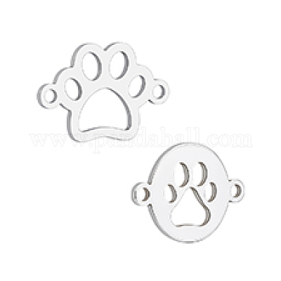 2 шт. 2 стиля 925 полых соединителя из стерлингового серебра STER-PH0004-21-1