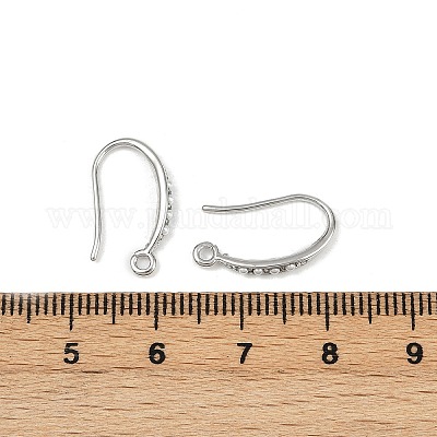 Латунные крючки для сережек KK-B137-15P-01-1