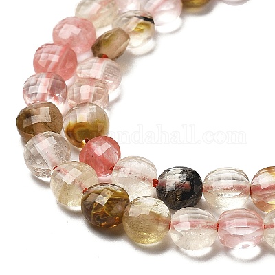 Арбуз камень стеклянные бусы пряди G-C179-A6mm-15-1