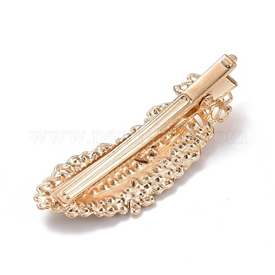 Заколки крокодил со стразами из сплава PHAR-Z003-04KCG-1