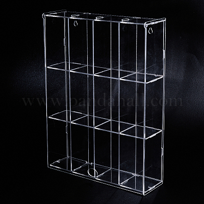 Витрина для сборки акриловых минифигурок с 12 слотом AJEW-WH0479-94B-1