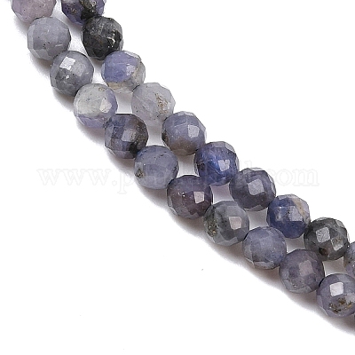 Натуральный танзанит бисер пряди G-C255-A01-4mm-1