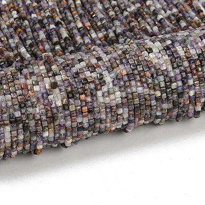 Фиолетовые фиолетовые бусины G-RM2025-D51-3x3mm-1