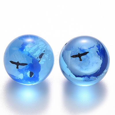 Прозрачные шарики из эпоксидной смолы RESI-N024-005-1