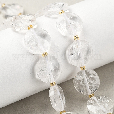 Природных кристаллов кварца бисер нитей G-C116-A161-03-1