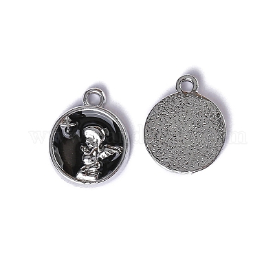 Подвески из эмали и сплава ENAM-WH0068-07H-P-1