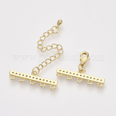 Латунный удлинитель цепи из циркония ZIRC-Q022-030G-NR-1