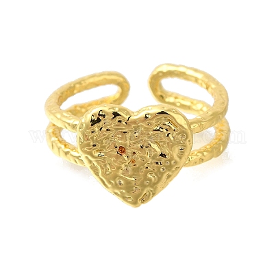 Латунные манжеты для женщин RJEW-D079-04G-RS-1