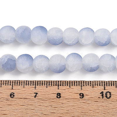 Стеклянные бусины кракле X1-GLAA-N009-8mm-07-1
