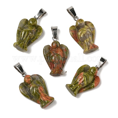 Природные подвески Unakite G-B127-10P-07-1