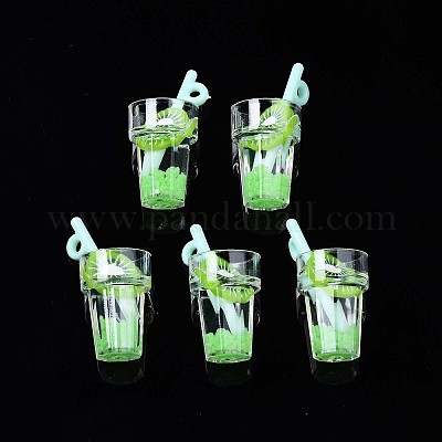 Подвески из смолы с имитацией фруктового чая CRES-S359-31D-1