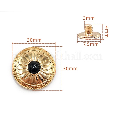 Декоративные пуговицы из сплава PW-WG1200D-27-1