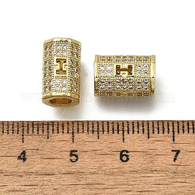 Латунь микропаве прозрачный кубический цирконий европейский бисер ZIRC-I070-075G-1