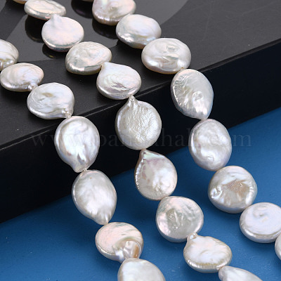 Природные Кеши жемчуг пряди PEAR-S018-03A-1