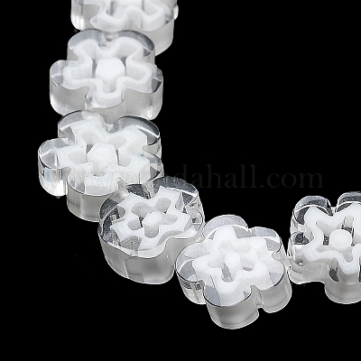 Ручной работы millefiori стеклянные бусины нитки LAMP-F035-09S-1