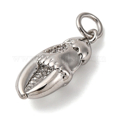 Латунные микро проложить кубического циркония подвески KK-P308-53P-1