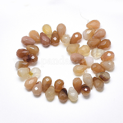Chapelets de perles rouges en agate naturelle&nbsp;G-S357-C02-09-1