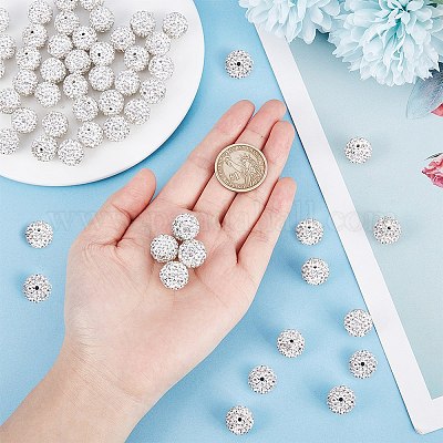 Pave disco бусины&nbsp;RB-Q195-14mm-001-1